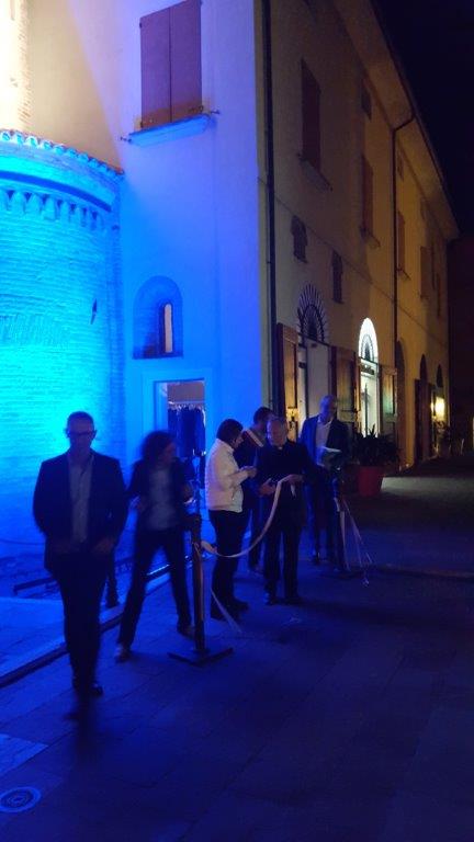 Il taglio del nastro