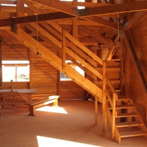 Architettura in legno con funzione antisismica.