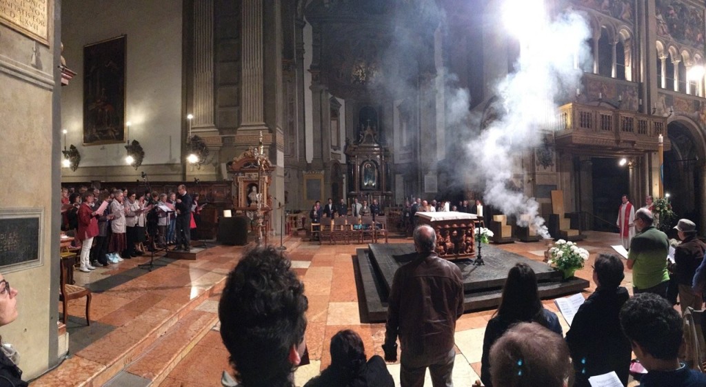 Duomo Parma, Pentecoste 2015. Don Guido Pasini