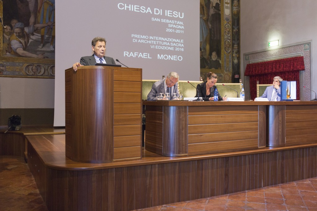 La premiazione di Rafael Moneo è stata introdotta da una lectio magistralis di Francesco Dal Co