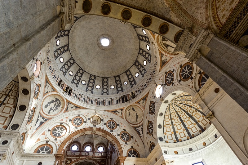 S. Maria delle Grazie, particolare del tiburio