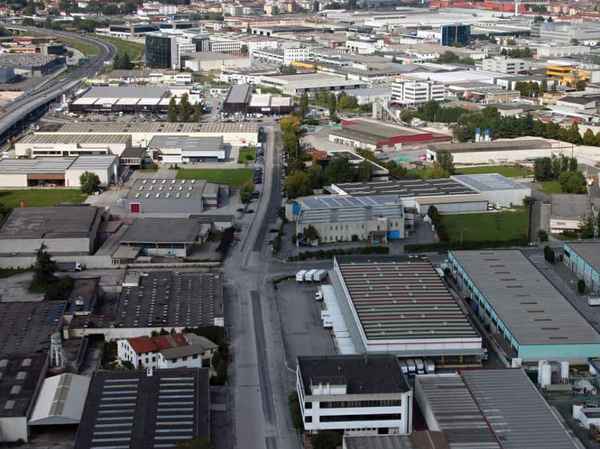 Una fotografia della zona "industriale" di Vicenza.