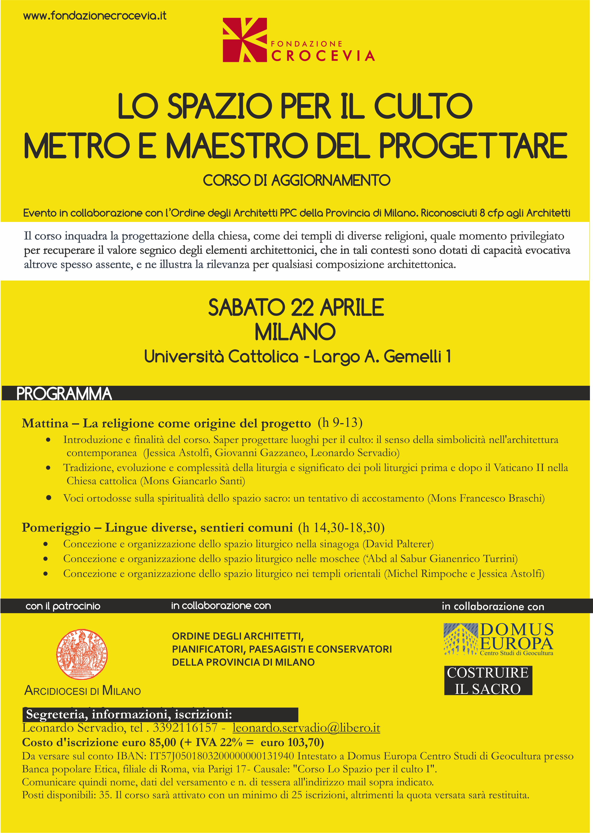 LOCANDINA CORSO SACRO I
