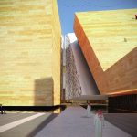 corte interna verso l’ingresso alla moschea