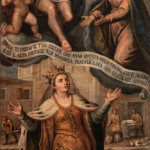 Domenico Tintoretto, Venezia implora la Vergine di intercedere con Cristo per far cessare la peste, 1631. Venezia, chiesa di San Francesco della Vigna
