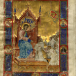 Paolo Veneziano (attribuito a), Miniatura della Mariegola della Scuola Grande di San Marco, metà del XIV secolo. Venezia, Biblioteca Museo Correr